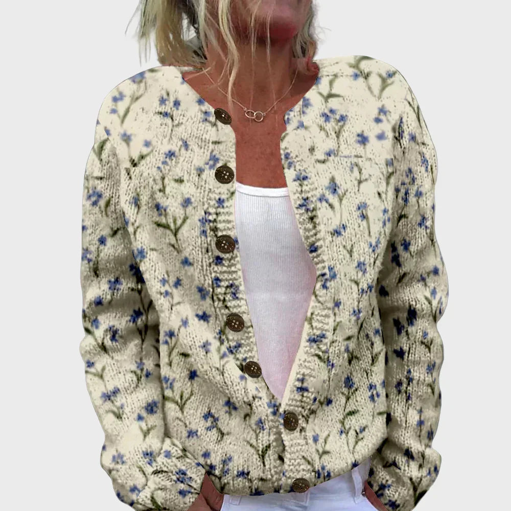 Annie | Elegant Knitted Vest with Pattern