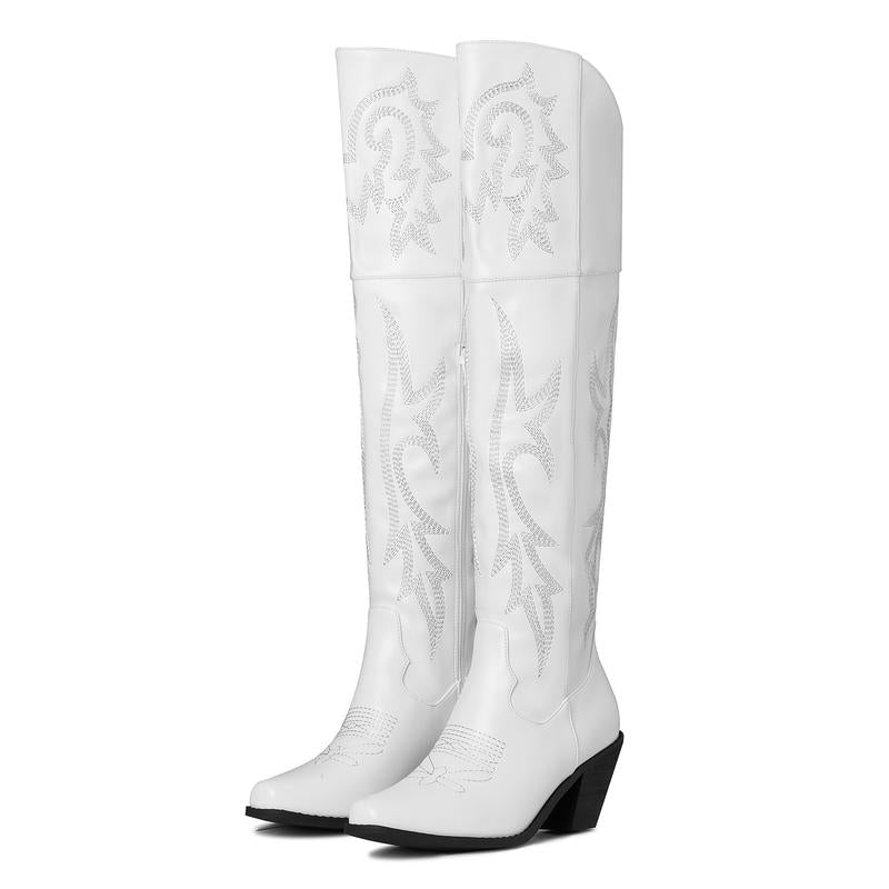 CHEYENNE™ – Classic Over-the-Knee Cowboy Boots