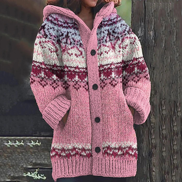 Valentina™ - Knitted Cardigan in Wool