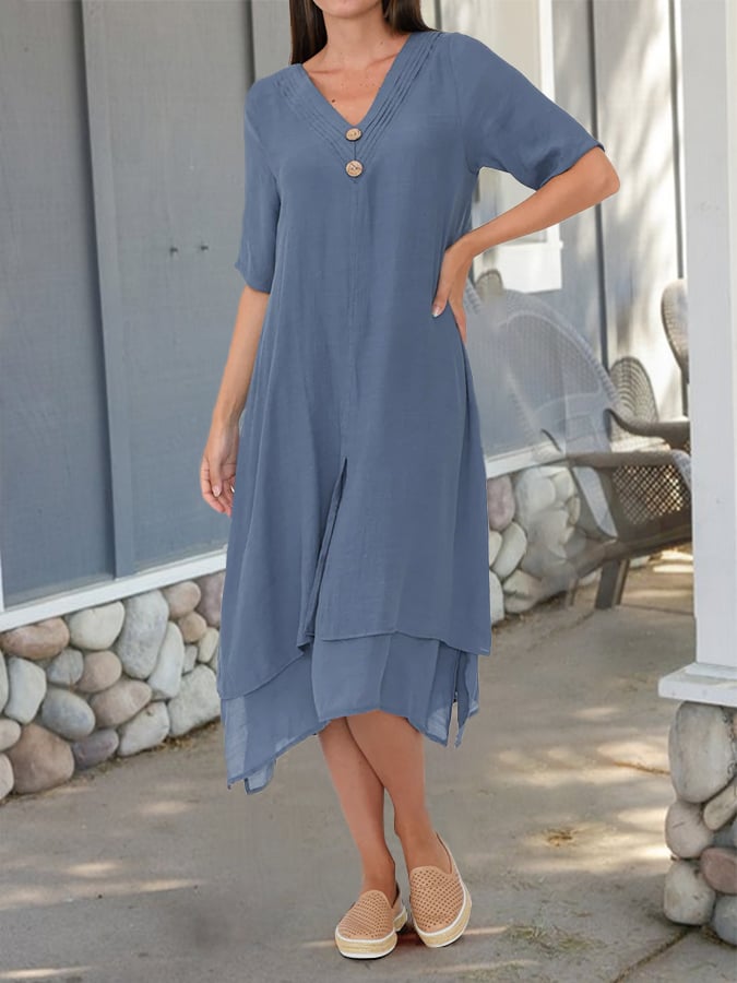 Clementine - Button Breeze Dress