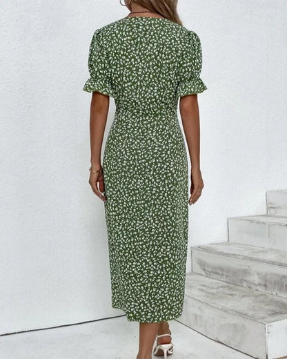 Paloma - Floral V-Neck Dress