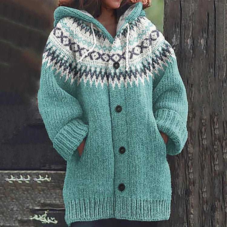 Valentina™ - Knitted Cardigan in Wool