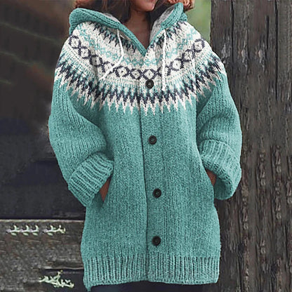 Valentina™ - Knitted Cardigan in Wool