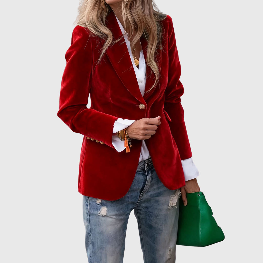 Abbie | Elegant One-Button Blazer