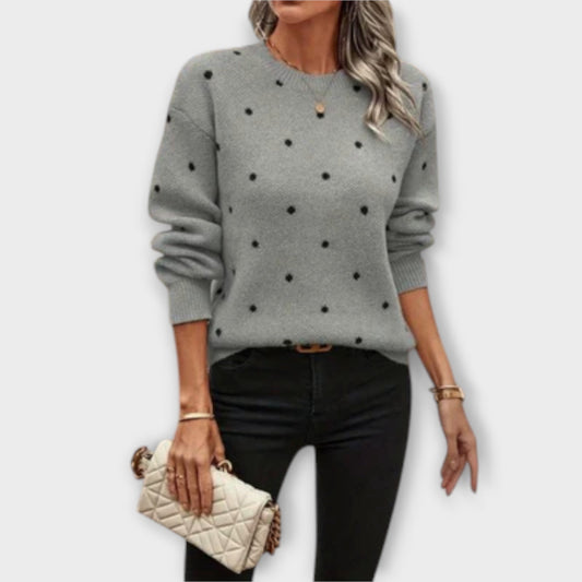 Ashlyn | Cozy Polka Dot Sweater