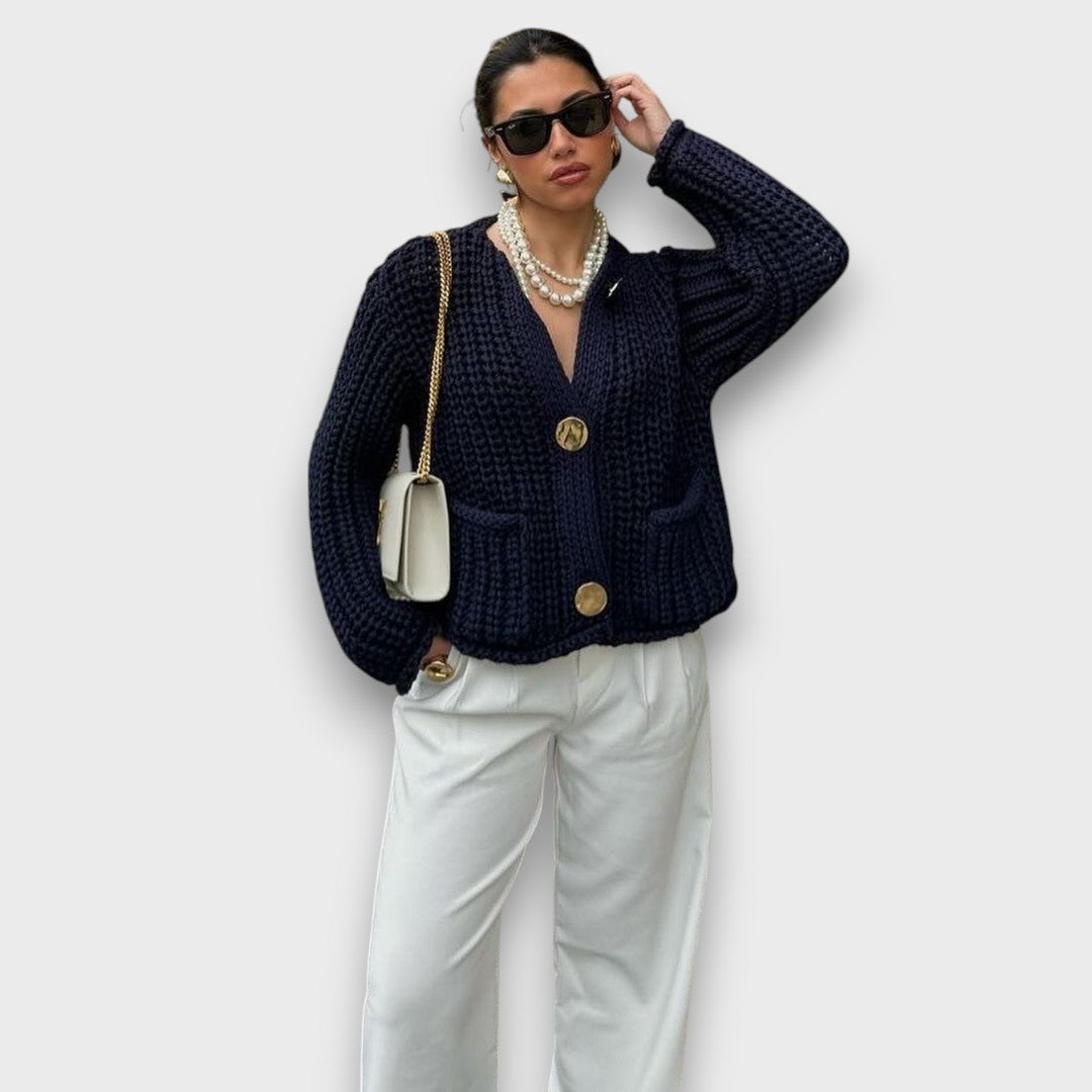 Moretta – Short Chunky Knit Cardigan