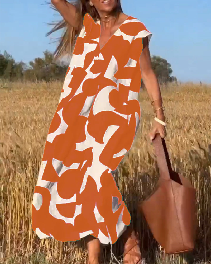 Kendall - Relaxed Abstract Dress