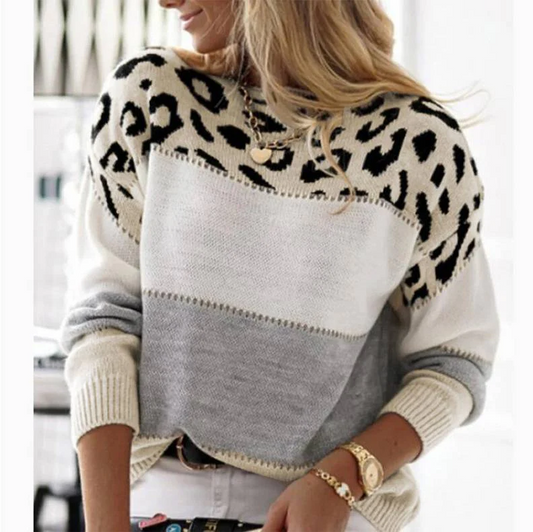 Gail | Stylish Panther Sweater