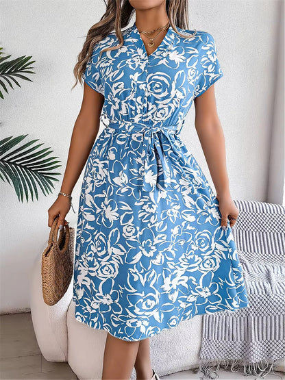 Junie - Floral Printed Dress