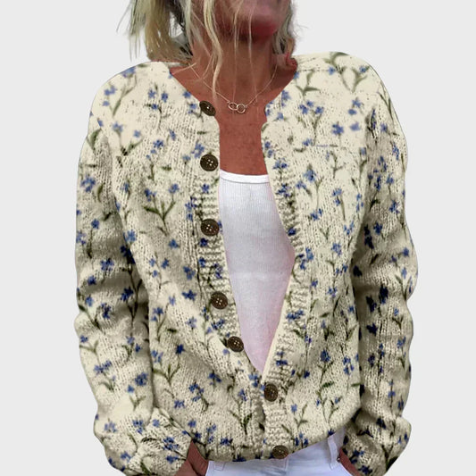 Annie | Elegant Knitted Vest with Pattern