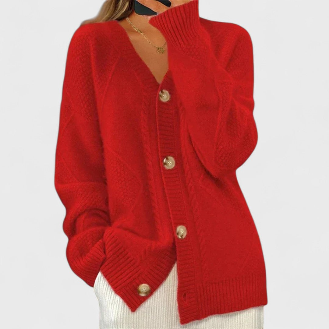 Éloise – Ribbed Knit Cardigan