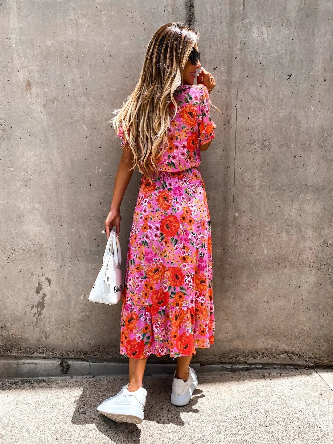 Alaina - Elegant Floral Dress