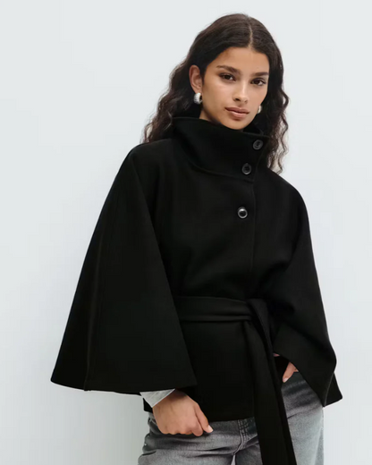 Belted Cape Jacket