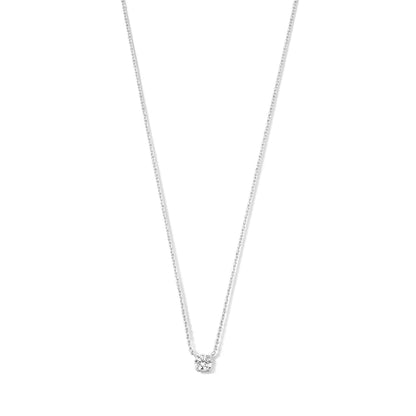 Moissanite Stone Necklace in Gold