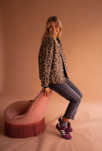 Elodie | Stylish Leopard Print Jacket
