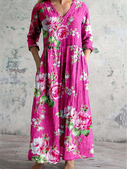 Rosaline - Bold Blossom Dress