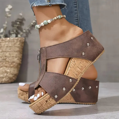 Laurelle - Stylish Wedge Sandals